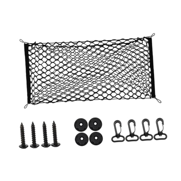 Red de carga trasera para coche, resistente al desgaste, para almacenamiento en exteriores. 90cmx40cm