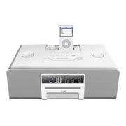 iLuv i199WHT - Boombox with Apple Dock cradle - white