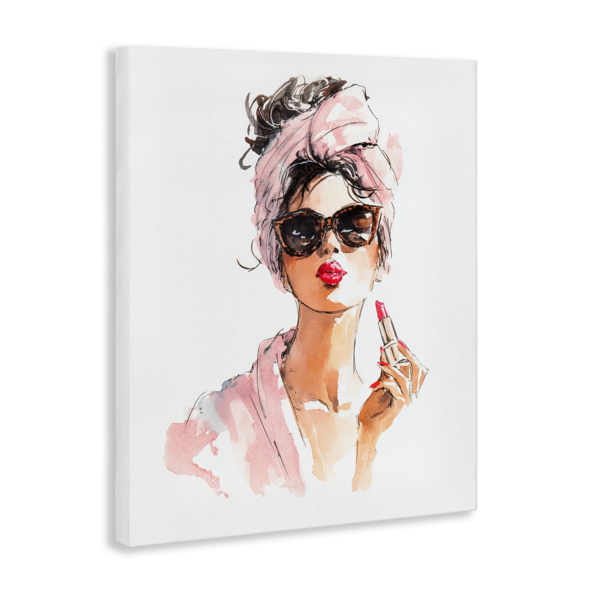 Stupell Industries Velour Secrets Lipstick Canvas Wall Art, design by Svetlana Aleynikova