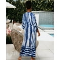 thumbnail image 2 of EDOLYNSA Swimwear Cover up for Women Long kimono Wrap Dress Summer Cardigan Swim Coverups, 2 of 7