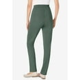 thumbnail image 2 of Woman Within Plus Size Tall Knit Hassle-Free Pull-On Elastic-Waist Pants, 2 of 5
