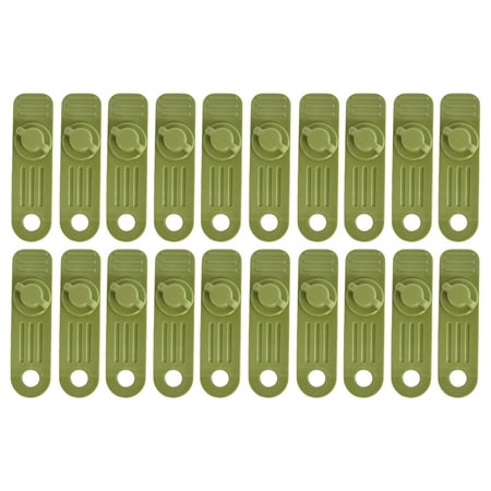 

Tarp Clips Tent Clip Multipurpose Adjustable Windproof Reusable Awning Clamps Lock Grip for Awnings Hiking Car Covers Swimming Pool Covers Green 20pcs