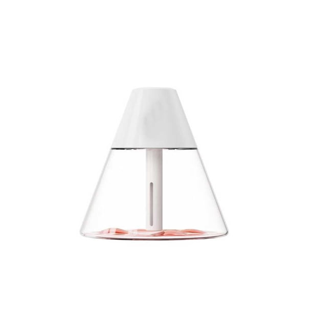 Bewildely Difusor de modos duales de mesa, humidificador de aire de pulverización de niebla de agua, ambientador de bajo ruido, atomizador para dormir por Electrodomésticos Blanco Bewildely HA074769-01B