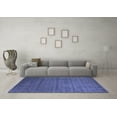 thumbnail image 3 of Ahgly Company Indoor Round Abstract Blue Contemporary Area Rugs, 7' Round, 3 of 4