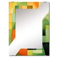 thumbnail image 2 of Designart "Watermelon Pattern in Green and Yellow V" Melon Oversized Wall Mirror - Traditional Food Office Mirror Wall Decor - Multiple Color Options, 2 of 6
