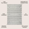 thumbnail image 2 of JONATHAN Y SMB108I-9 Ourika Moroccan Geometric Textured Weave Cream/Black 9 ft. x 12 ft. Indoor/Outdoor Area Rug, Pet Friendly, Stain Resistant, Easy to Clean, for Patio, Living Room, Bedroom, 2 of 12