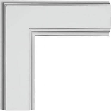 Ekena Millwork 14"W x 2"P x 14"L Inner Corner for 5" Traditional Coffered Ceiling System