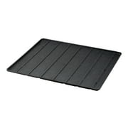 Angle View: Richell Expandable Floor Tray Medium Black 37"-62.2" x 32.1" x 1"