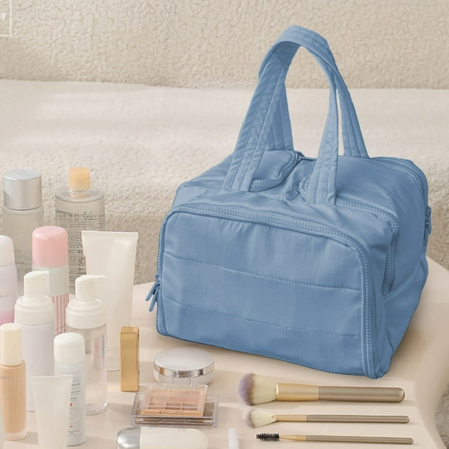 YIMWNYI Cute Large Capacity Miscellaneous Storage Bag, Makeup Bag, Toiletries Organizer, Portable Travel Bag, Waterproof Cosmetic Case, Travel Essentials, Functional Handheld Bag