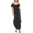 thumbnail image 2 of White Mark Women's Cold Shoulder Maxi Sundress, Sizes S-XL, 2 of 6