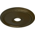 thumbnail image 2 of Ekena Millwork 18"OD x 3 5/8"ID x 1 1/8"P Diane Ceiling Medallion (Fits Canopies up to 5 3/8"), Hand-Painted Brass, 2 of 4
