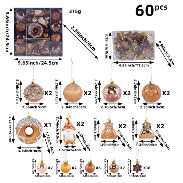 Adornos Navideños de Bolas de Plástico con Rayas para Colgar En El Árbol de Navidad, Suministros de Decoración para Fiestas.