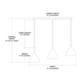 thumbnail image 3 of Elk Home 36-Inch Wide Spun Aluminum Pendant, Contemporary, Aluminum, 3 of 3