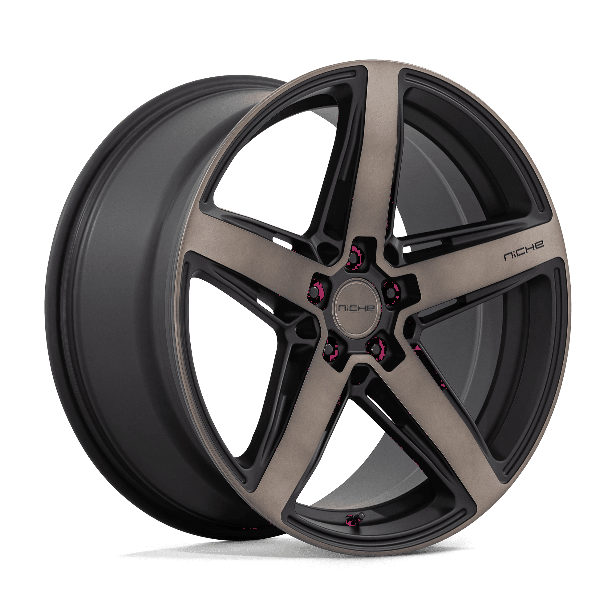 Niche 1PC Cast Aluminum Wheel M271 18x8 5x4.5 M-BLK DDTC-FC