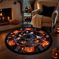 thumbnail image 7 of Dmlowu Halloween Area Rug, Optical Illusion Non-Slide Round Rugs for Living Room Entryway Bedroom Party, Halloween Decorations Indoor Outdoor, 7 of 7