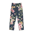 thumbnail image 4 of Xecao Vintage Floral Men's Straight Lounge Pajama Pants: The Ultimate in Comfortable Sleepwear, 4 of 9