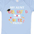 thumbnail image 4 of Inktastic My Aunt Graduated and I'm Super Proud Boys or Girls Baby Bodysuit, 4 of 5