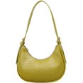 thumbnail image 1 of LinYooLi Sac à Bandoulière pour Femmes Sac en Croissant Lumineux Petit Sac Crocodile avec Sangle Réglable, 1 of 6