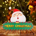 thumbnail image 4 of LED Lighted Christmas Door Sign Santa Cluas  Pendants (Santa Cluas), 4 of 8