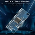 thumbnail image 2 of 10Pcs 16CH Analogue Multiplexer Module 74HC4067 CD74HC4067 Precise Module Digital Multiplexer MUX Breakout Board, 2 of 8