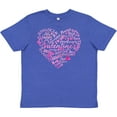 thumbnail image 3 of Inktastic Valentine words in pink Youth T-Shirt, 3 of 5