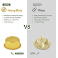 thumbnail image 3 of MESTAEK Moules en Aluminium 5.5 Pouces avec Couvercles à Pression (Lot de 5) / 2X Plus Épais Réutilisables pour Cuisson, 3 of 8