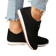 thumbnail image 5 of Willtoo Women’s Orthopedic Dress Shoes Knit Mesh Lace Up Walking Sneakers with Arch Support, Lightweight Breathable Low Top Casual Shoes, Fashion Comfort Daily Footwear, 5 of 6