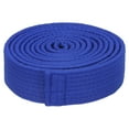 thumbnail image 1 of Uxcell Polyester Taekwondo Colored Ranking Belt For Practitioners Blue 1.57"x7.8', 1 of 5