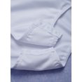 thumbnail image 7 of YONGHS Kids Girls Team Basic Gymnastics Ballet Dance Leotards Long Sleeves Nude Undergarment Leotard White Round Neck 9-10, 7 of 7