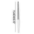 thumbnail image 4 of Qocolcyl 20Pcs Metal Finger Nail File Stainless Steel Double-Sided Sword Sapphire Fingernail Files Grit with Sharp Pointed Tip and Non-Slip Handle, Diamond Deb Toenail File for Natural Nails Women, 4 of 7