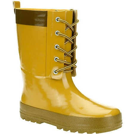 walmart water boots boy s lace up rainboot walmart walmart water boots boy s lace up rainboot walmart
