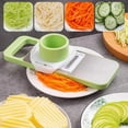 thumbnail image 5 of Vegetable Slicer 7 Piece Kitchen Set with Hand Guard, Stainless Steel Blades for Shredding Slicing Grating, for Kitchen Cooking Meal Prep, Ihhxbz, 5 of 7