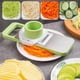 thumbnail image 5 of Juego de Cortadores de Verduras Multifunción de 7 Piezas con Protector de Manos. Kit Completo para Rallar, Cortar En Juliana, Zanahorias y Patatas. Cuchillas de Acero Inoxidable., 5 of 7