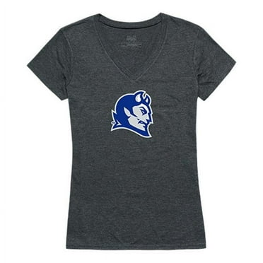 W Republic Apparel 521-113-E9C-02 Central Connecticut State University Cinder Tee for Women, Heather Charcoal - Medium