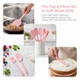 thumbnail image 2 of Unique Bargains 6Pcs Heat-Resistant Dishwasher Safe Kitchen Utensils Pink, 2 of 5