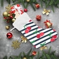 thumbnail image 5 of GZHJMY Cherry Christmas Stockings 1PCS, Large Xmas Stockings Gift Decorations and Party Supplies,Used for Fireplace Decoration Socks Christmas Tree Decoration, 5 of 7