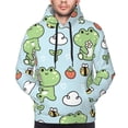thumbnail image 5 of Bingfone Cute Floral Frog Men'S Drawstring Hoodie Long Sleeve Pocket Sweatshirts-Xx-Large, 5 of 9