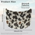 thumbnail image 7 of Uorisanigo Cow Print Car Hood Cover, Universal Fit for Cars, Truck, Van, SUV, Stretch Polyester Car Hood Waterproof Cover, Effortless Maintenance, Easy Installation, 7 of 7