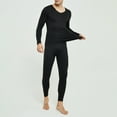 thumbnail image 5 of 2Pcs/Set Thermal Underwear for Men, Fleece Base Layer Top & Bottom Set, Insulated Long Johns for Cold Weather Hunting, 5 of 7