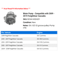thumbnail image 2 of Water Pump - Compatible with 2009 - 2019 Freightliner Cascadia 2010 2011 2012 2013 2014 2015 2016 2017 2018, 2 of 2