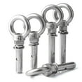 thumbnail image 3 of Lifting Eye Nut Lifting Eye Nuts 1 /4pcs Eye Bolt Expansion Bolts 304stainless Steel Screw Ring Eye Bolt Indoor Outdoor Ring Hook Nut Screw Durable, 3 of 4