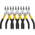 thumbnail image 1 of BOOSDEN 5" Wire Cutters, 5 Pack, Precision Cutting Pliers, Ultra Sharp Wire Snips Wire Clippers, Spring Loaded Flush Cutter, Diagonal Cutting Pliers, 1 of 8