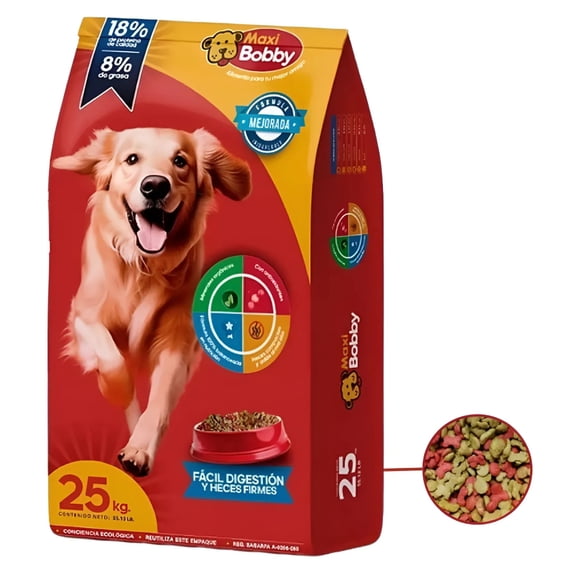 Maxi Bobby Croqueta Pequeña 25 kg