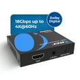thumbnail image 6 of OREI HDMI UltraHD 4K @ 60Hz Audio Extractor Converter - SPDIF + 3.5mm Output (HDA-912), 6 of 10
