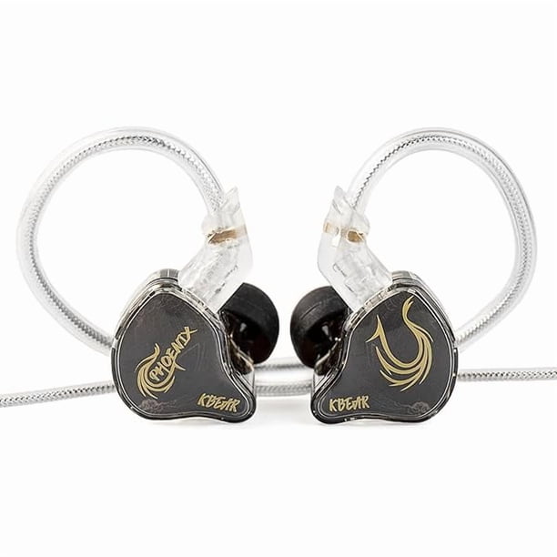 wonima11 KBEAR Phoenix in-Ear Monitors Undetachable, Ear Buds Wired Gaming Earphones 10MM DD+PET IEMs, in Ear Headphones Stereo Clear Sound Ear Monitors for Singers Musicians Audiophiles