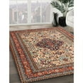thumbnail image 2 of Ahgly Company Indoor Rectangle Traditional Saffron Red Persian Area Rugs, 7' x 10', 2 of 6