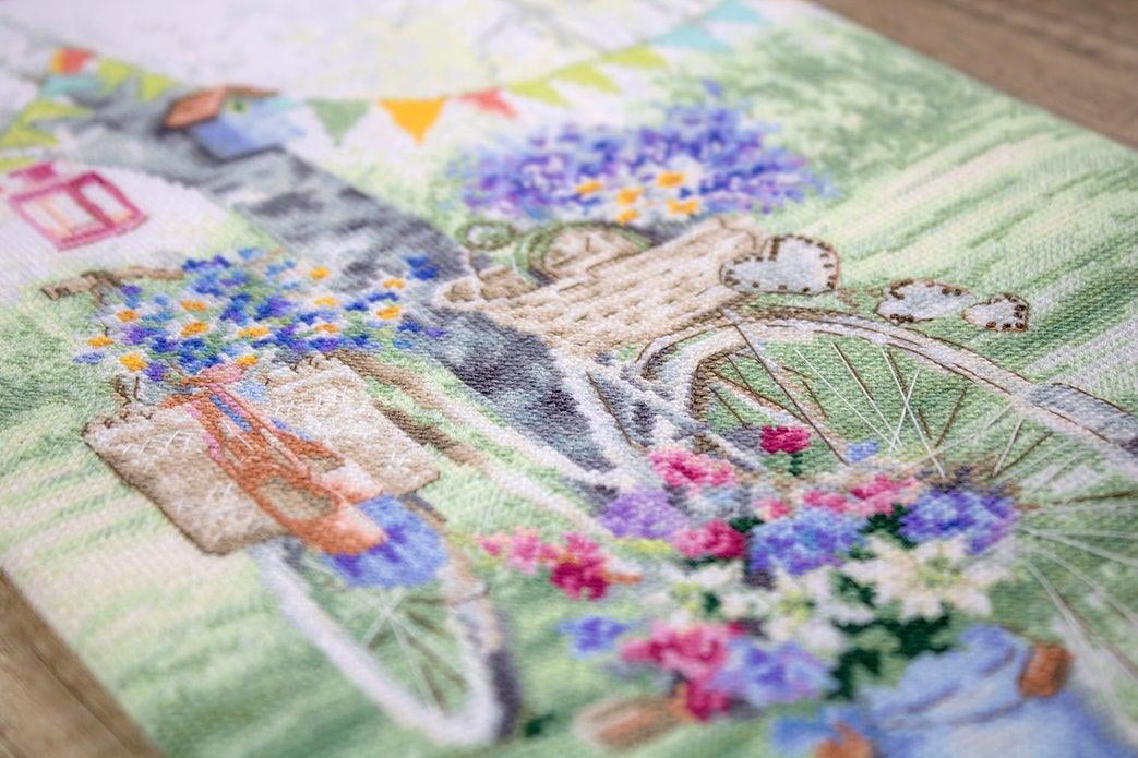 Letistitch Bike Counted Cross-Stitch Kit