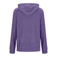 thumbnail image 6 of Sweaters for Women Long Sleeve Zip up Hoodies Ribbed Hooded Sweatshirts Loose Casual Cardigan Jackets with Pocket, 6 of 6