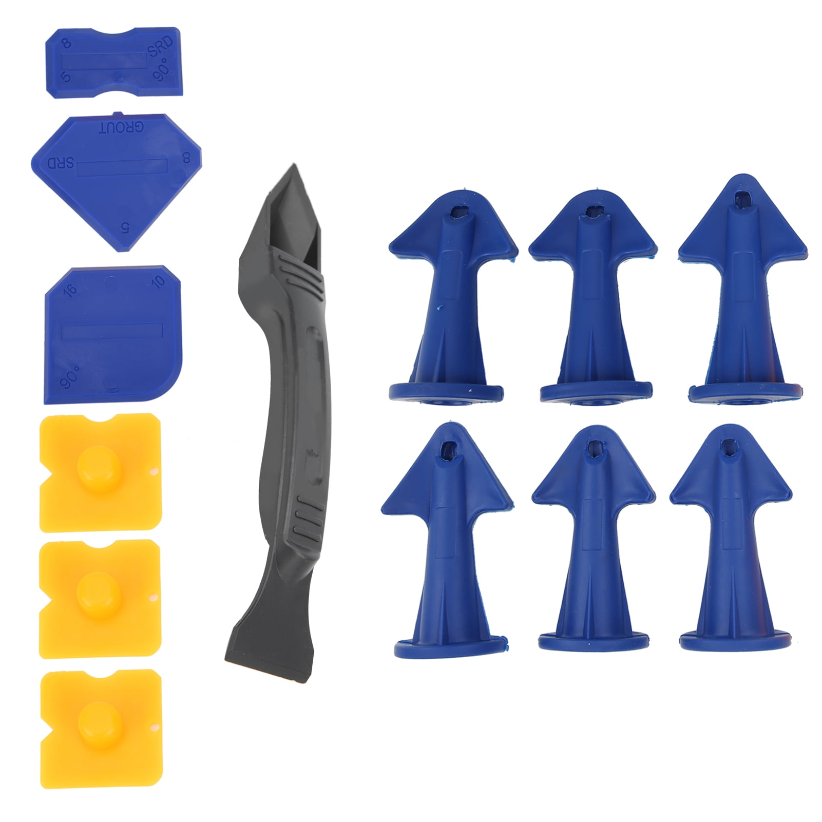 Plastic Caulking Finisher Tools, Scraper, 13pcs Caulking Finishing Tool