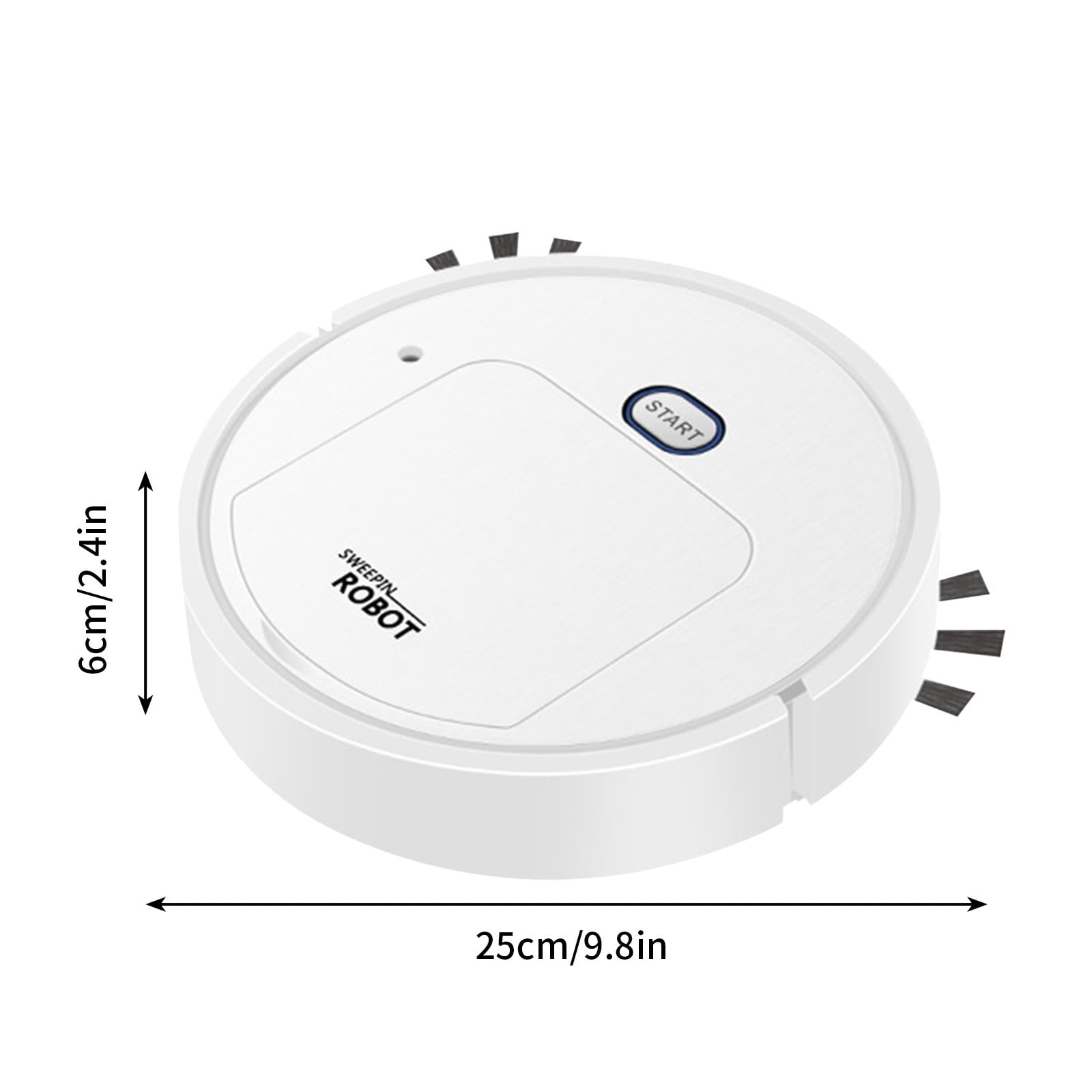 Powerful Suction Robot Vacuum Cleaner, Slim Robotic Vacuum, Low Noise Vacuum Robot, Multifunctional Home Sweeper, All-Scenario Carpet Hard Floor Cleaner